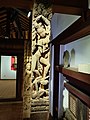 Another carving of religious deity on wooden pillar