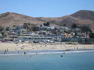 Cayucos viewed from the town pier