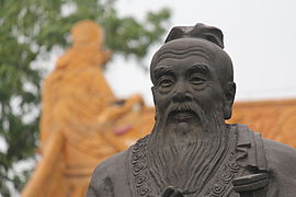 Confucius sculpture