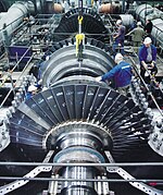 A steam turbine