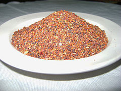 Graines de millet rouge (éleusine), Burundi