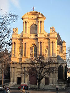 The Church of St-Gervais-et-St-Protais, the first Paris church with a façade in the new Baroque style (1616–20)