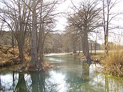 El río Guadalupe cerca de Hunt, en el Texas Hill Country