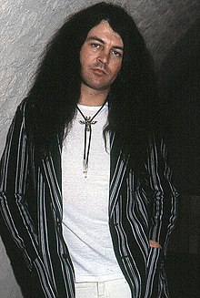 Ian Gillan, frontman and leader of the band, in 1983