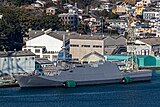 Yahagi being fitted out at Mitsubishi Heavy Industries Nagasaki Shipyard