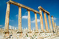 Roman columns adorn the Colonnade Street