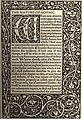 Image 10Initial on the opening page of a book printed by the Kelmscott Press (from Book design)