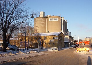 Cementas cementdepå på Lövholmen