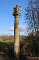 Colonne surmontée d'une Aigle impériale hommage aux combattants de l'Armée napoléonienne.