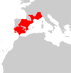 Aire de répartition du Campagnol provençal