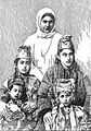 Mountain Jewish woman and her children c. 1900