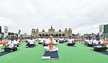 8th International Yoga Day in Mysore, India 2022