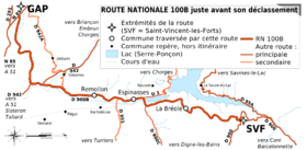 Carte de la route.