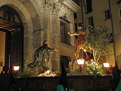 La oración del huerto.