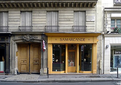 No 13 : maison où est mort Édouard Fournier.