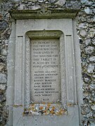 This memorial set into the wall of the Parish Church commemorates the men of Calthorpe who gave there lives during the First World War 1914 to 1918.