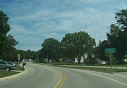 Looking east towards Peebles, Wisconsin