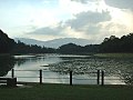 Another view of a pond within Kashihara-jingū, showcasing its serene beauty.