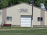 Queen City community building. It especially sees use during the towns annual Pioneer Days celebration.