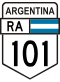 National Route 101 shield}}