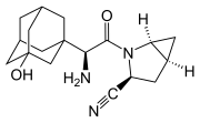 Estrutura química de Saxagliptina