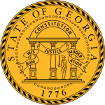 Description de l'image Seal of Georgia.svg.