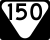 State Route 150 marker