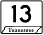 State Route 13 marker