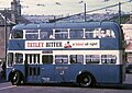 Image 99A trolleybus in Bradford in 1970. The Bradford Trolleybus system was the last one to operate in the United Kingdom; closing in 1972. (from Trolleybus)