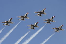 Les Thunderbirds en 2006 sur F-16