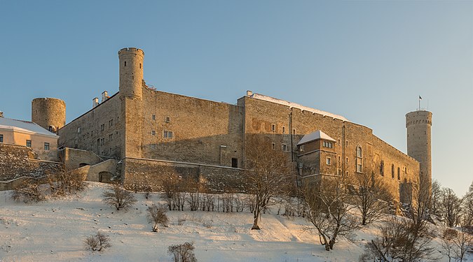 Toompea Castle, Estonia. Photograph by Abrget47j.