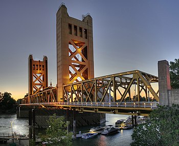 The Tower Bridge of Sacramento