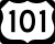 U.S. Route 101 Alternate marker