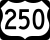 U.S. Route 250 Truck marker
