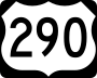 U.S. Highway 290 marker