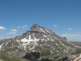 Vue depuis l'ouest.