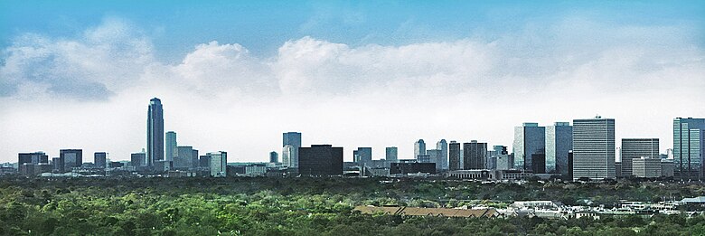 Panorama sur Houston.