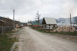 Une rue d'Oust-Koksa.