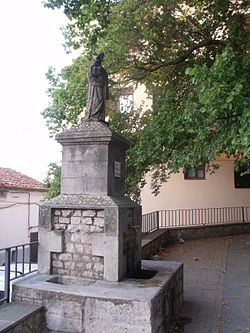 Fountain of the Setena Square in Vilar de Canes.