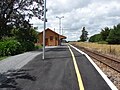 The station platform was significantly augmented as part of the 2007 Wairarapa station upgrade programme.