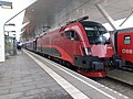 Railjet – vlak velikih brzina, Austrijskih državnih željeznica na glavnom kolodvoru u Salzburgu