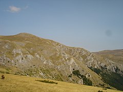 Поглед на врвот Голем Брзовец од југозапад