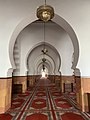 Inside the prayer hall of the mosque