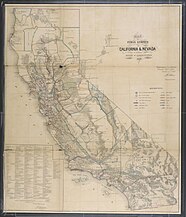 1866 Map of California Land Grants