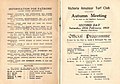 1933 Futurity Stakes raceday officials & information for patrons