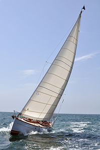 Sailing yacht, by D Ramey Logan