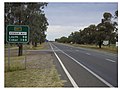 Kidman Way sign to Louth, as leaving Bourke (2021).