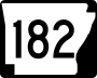 Highway 182 marker