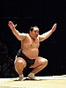 Former sumo wrestler Asashoryu, pictured before a bout in 2008.
