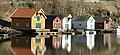 Boathouses at Bildøy.